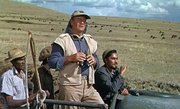 John Wayne en 'Hatari!'. Paramount Pictures