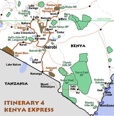 Itinerary 4: Kenya express