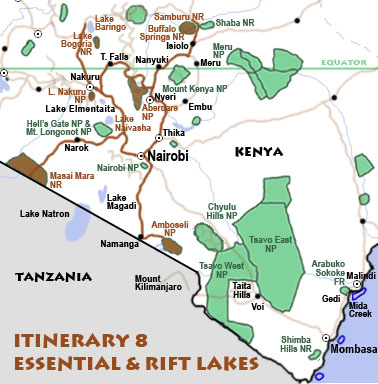 Itinerary 8: Essential & Rift lakes