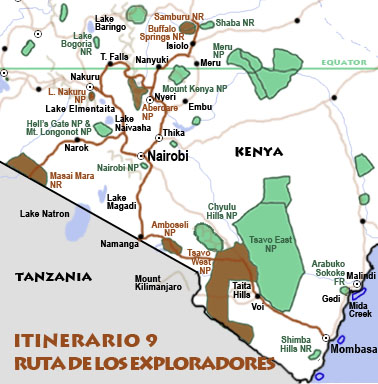 Itinerario 9: Ruta de los exploradores