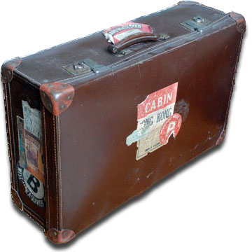 Vintage suitcase. Javier Yanes/Kenyalogy.com